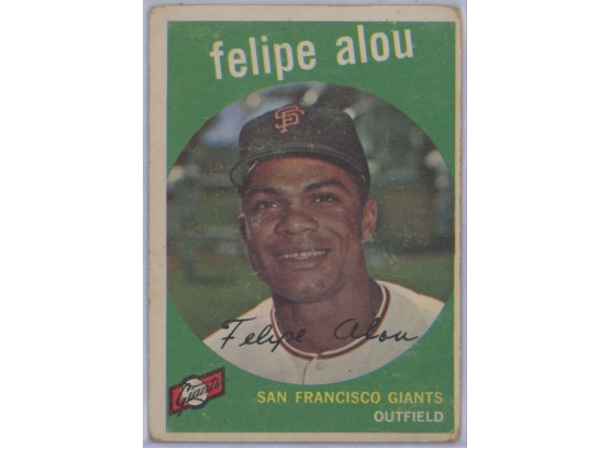 1959 Topps #102 Felipe Alou
