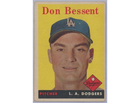 1958 Topps #401 Don Bessent