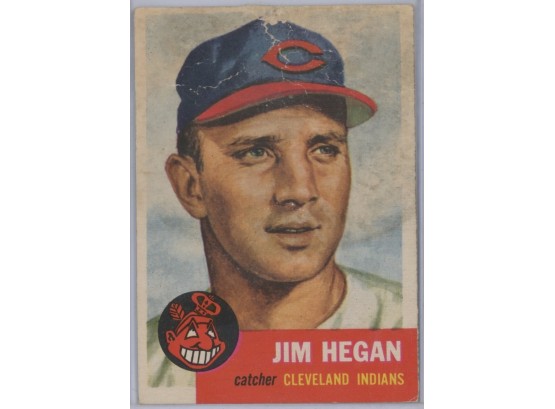 1953 Topps #80 Jim Hegan