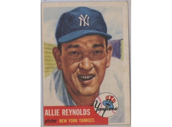 1953 Topps #141 Allie Reynolds