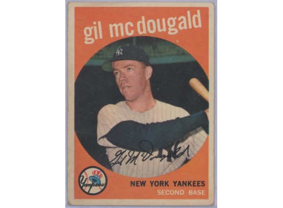 1958 Topps #345 Gil McDougald