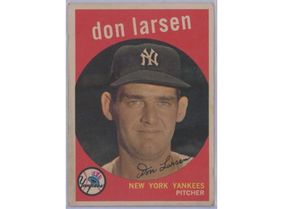 1959 Tops #205 Don Larsen