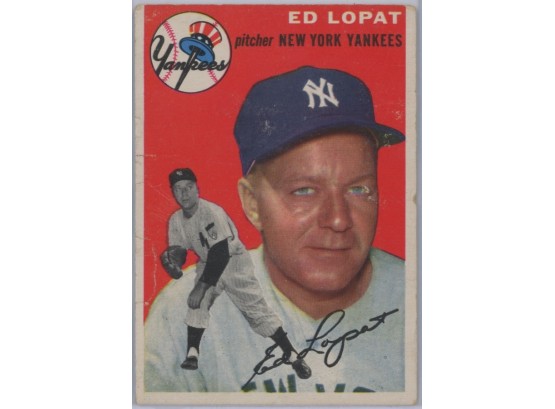 1954 Topps #5 Ed Lopat