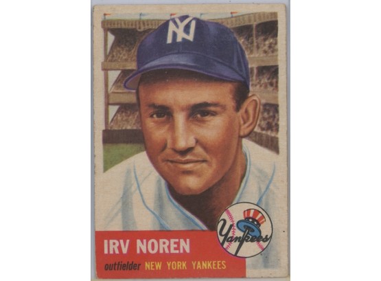 1953 Topps #35 Irv Noren