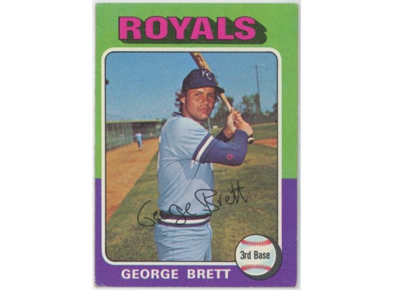 1975 Topps Baseball #228 George Brett Rookie