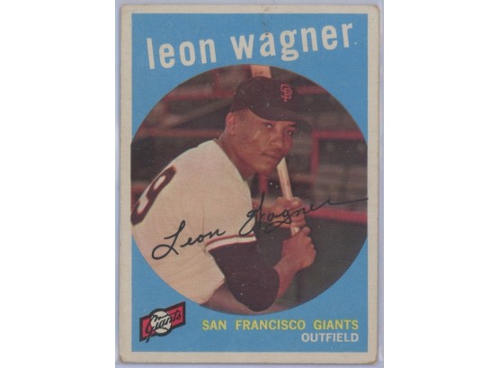 1959 Topps #257 Leon Wagner Rookie
