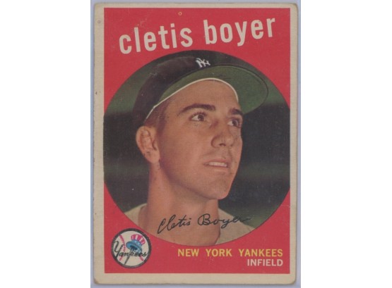 1959 Topps #251 Cletis Boyer