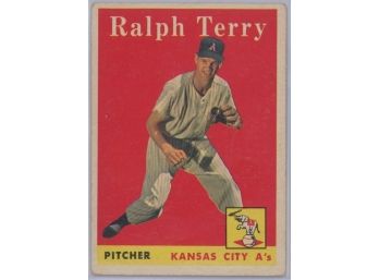 1958 Topps #169 Ralph Terry