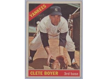 1966 Topps #9 Clete Boyer