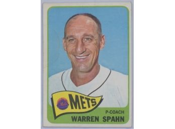 1965 Topps #205 Warren Spahn