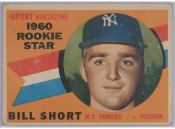 1960 Topps #142 Bill Short Rookie