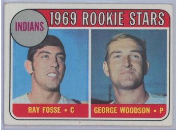 1969 Topps #244 Indians Rookies W/ Fosse/ Woodson