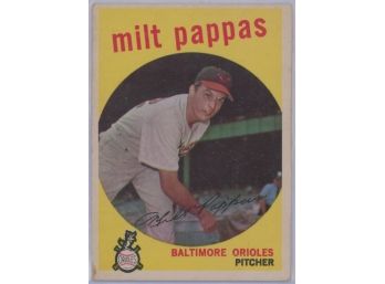 1959 Topps #391 Milt Pappas