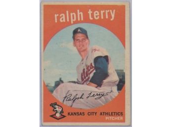 1959 Topps #358 Ralph Terry
