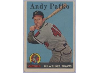 1958 Topps #223 Andy Pafko