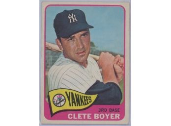 1965 Topps #475 Clete Boyer