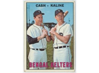 1967 Topps #216 Bengal Belters Al Kaline/ Norm Cash