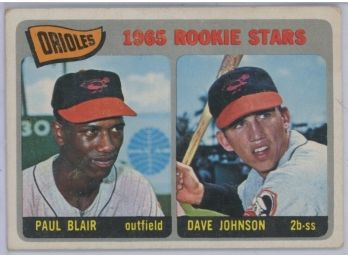 1965 Topps #473 Paul Blair/ Dave Johnson Rookie