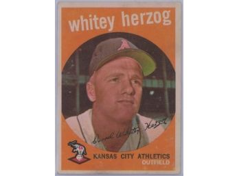 1959 Topps #392 Whitey Herzog