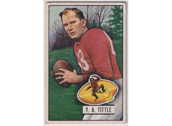 1951 Bowman YA Tittle