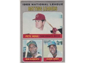 1970 Topps Leaders W/ Rose And Clemente