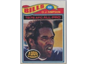 1977 Topps OJ Simpson