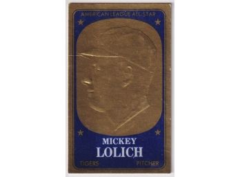 1965 Topps Embossed Mickey Lolich
