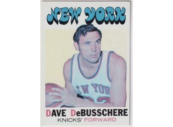 1971-72 Topps Dave Debusschere