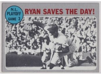 1970 Topps Nolan Ryan Saves The Day!
