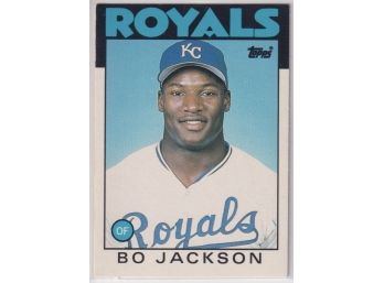 1986 Topps Traded Bo Jackson Rookie