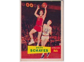 1957 Topps Dolph Schayes Rookie