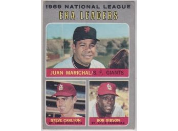 1970 Topps Leaders W/ Marichal, Carlton And Gibson