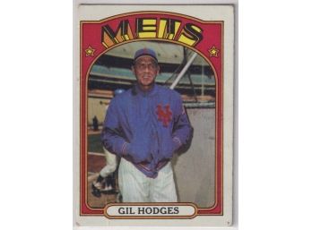 1972 Topps Gil Hodges