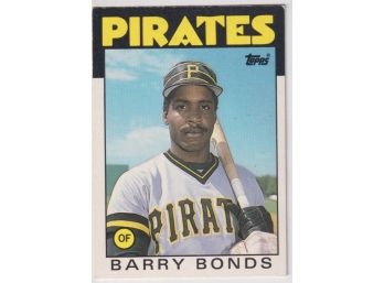 1986 Topps Traded Barry Bonds Rookie