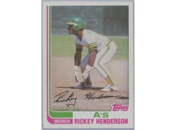 1982 Topps Rickey Henderson