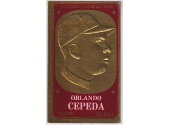 1965 Topps Embossed Orlando Cepeda
