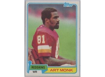 1981 Topps Art Monk Rookie