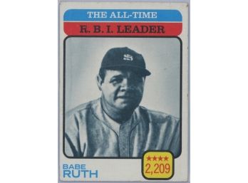 1973 Topps Babe Ruth