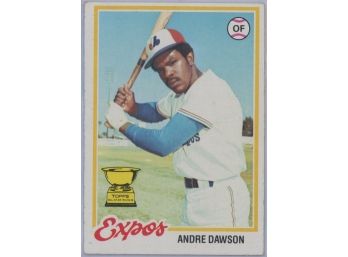 1978 Topps Andrew Dawson Rookie Cup