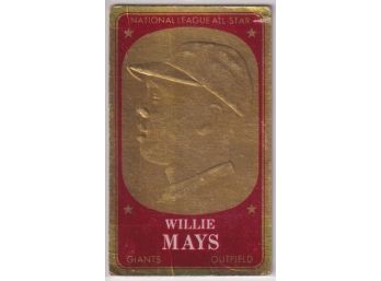 1965 Topps Embossed Willie Mays