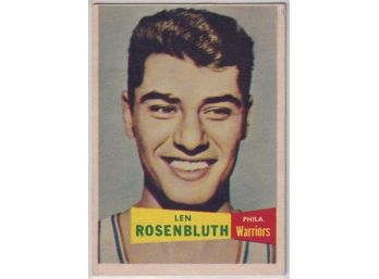 1957 Topps Len Rosenbluth