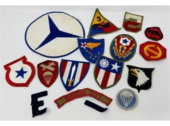 Large Lot Of Assorted Patches - Some Military!!!
