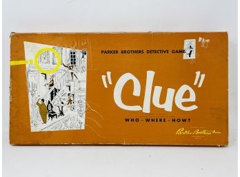 Vintage Clue Boardgame - Opened