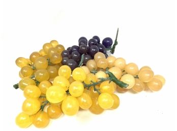 Collection Of Decorative Grapes - Plastic