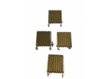 Collection Of Antique Iron Radiators - Miniature - As Pictured
