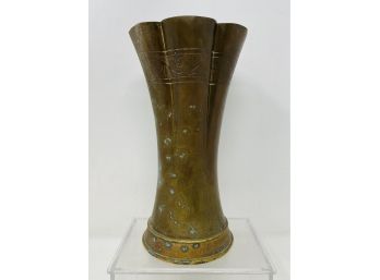 Trench Art Vase