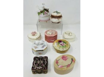 Large Collection Of Trinket Boxes