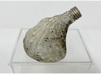 RARE! Antique Figural Oyster Bottle Flask