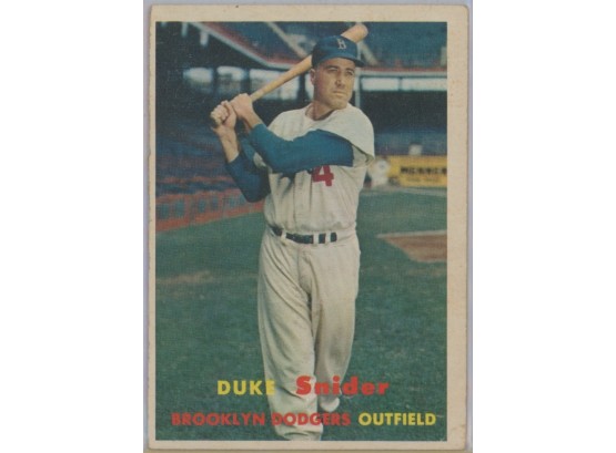 1957 Topps #170 Duke Snider