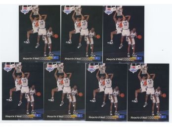 (7) 1992-93 Upper Deck #1B Shaquille O'Neal Trade Rookies